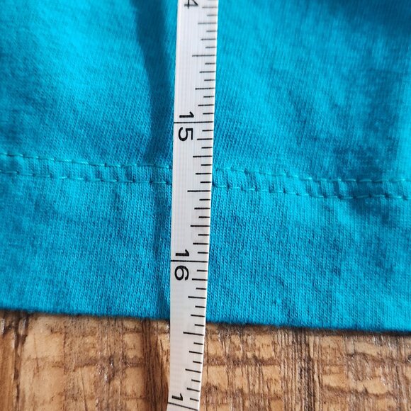 Dressy turquoise blue tank - Picture 8 of 10